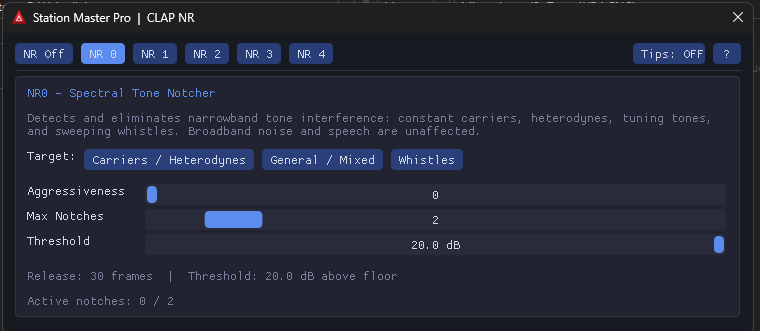 clap-nr plugin window standalone view